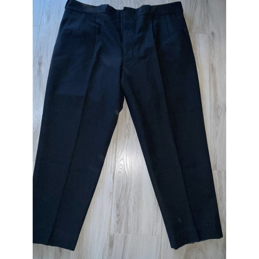 Unbranded Men Dress Pants 36x26 Charcoal Gray Button Fly